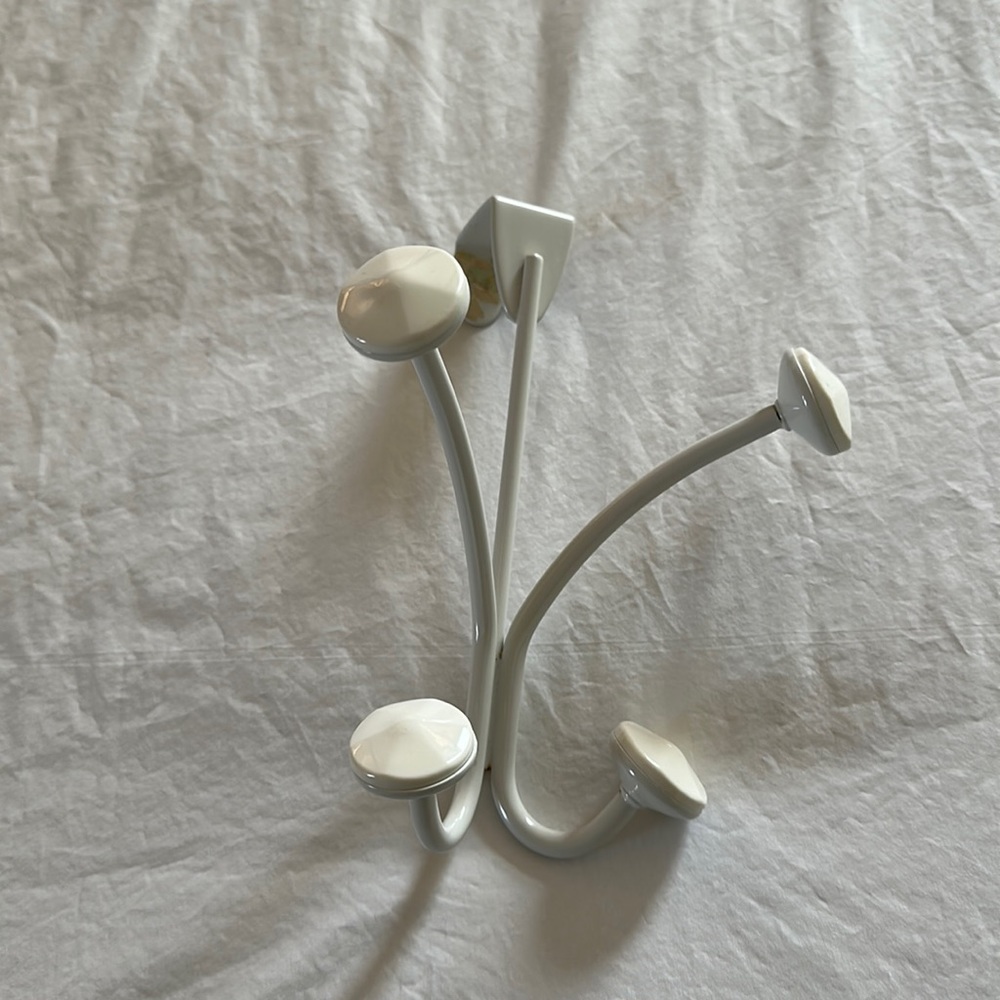 White over door hook